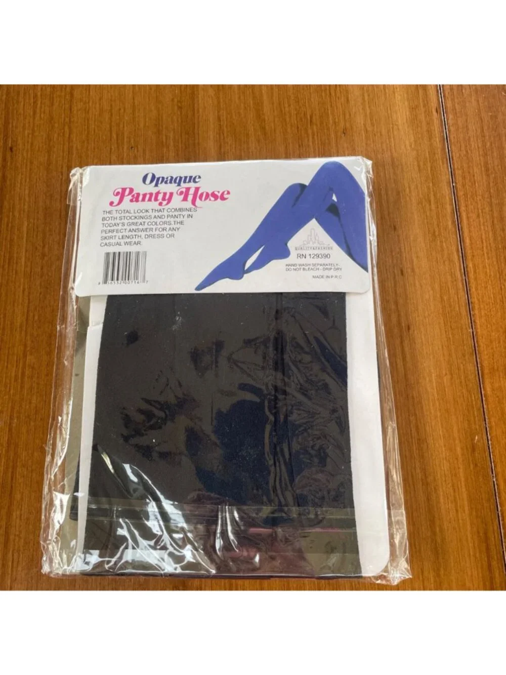 Opaque Panty Hose Navy Blue Style 715 Sz OS